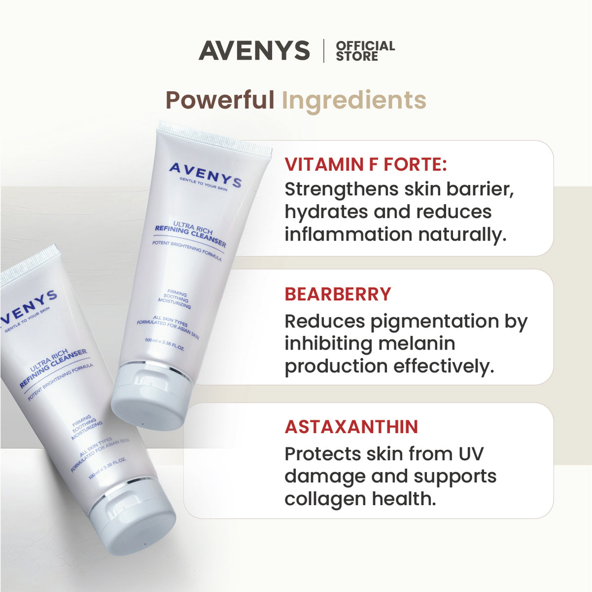 AVENYS Ultra Rich Refining Cleanser (100ml)