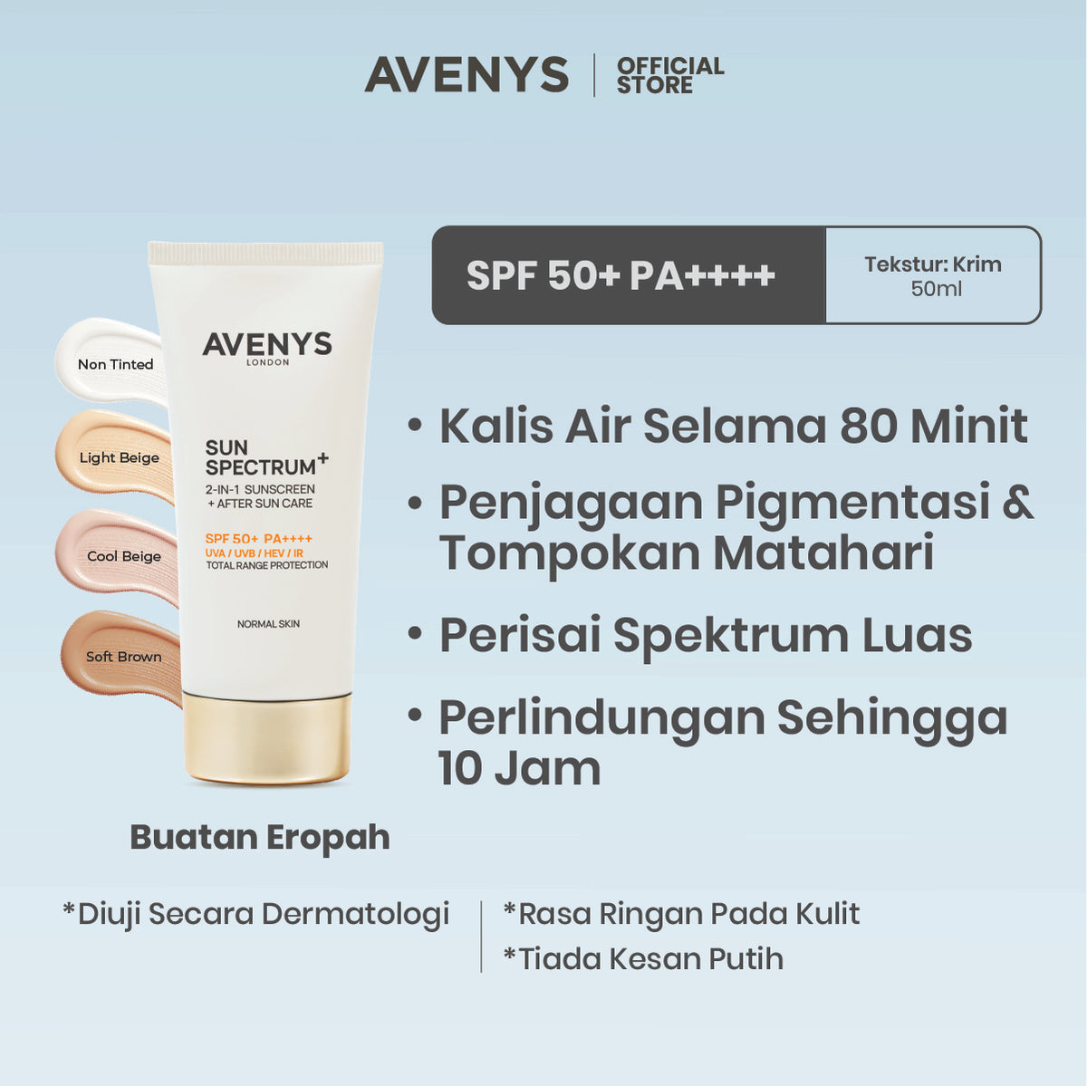 AVENYS Sun Spectrum+ (Normal & Combination Skin)