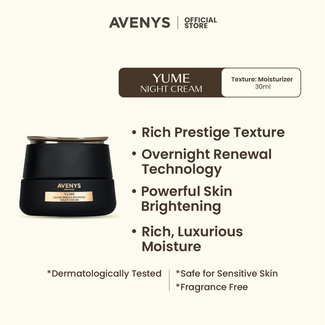 AVENYS Prestige YUME Glow Bright Booster Night Cream
