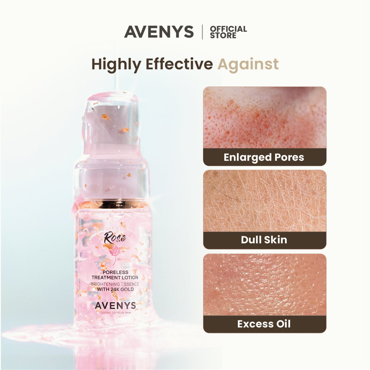AVENYS ROSE Poreless Treatment Lotion 35ML