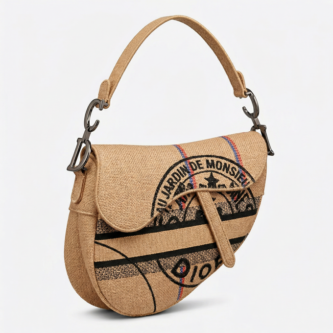 Christian Dior Saddle Bag – Toile de Jouy Canvas (St. Honoré Motif)