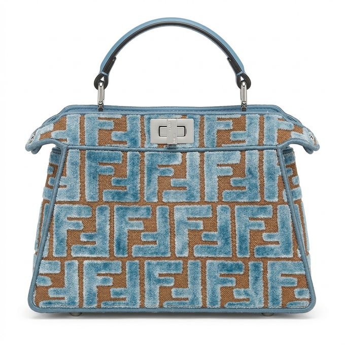 Fendi Peekaboo ISeeU Small – FF Velvet
