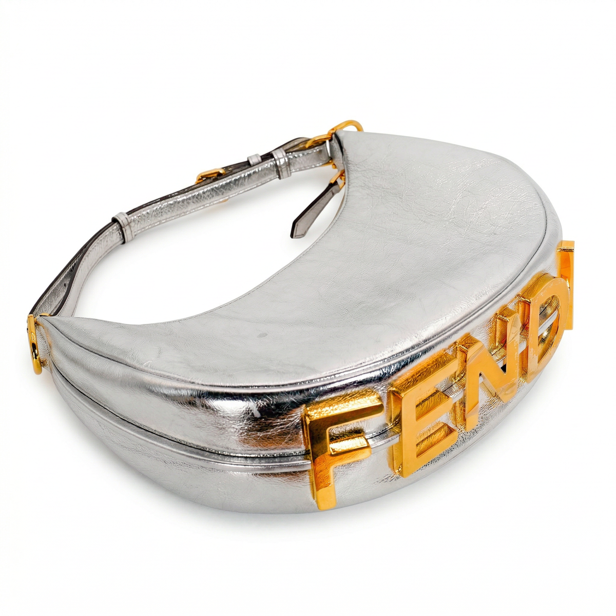 Fendi Fendigraphy Small – Metallic Leather