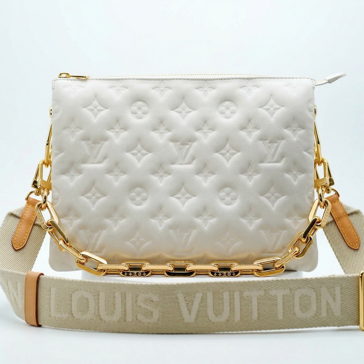 Louis Vuitton Coussin PM – Monogram-Embossed Lambskin