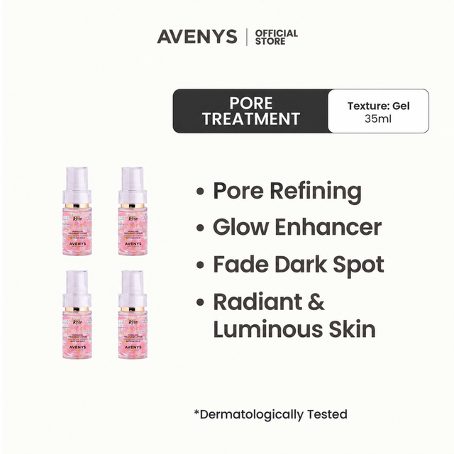 AVENYS ROSE Poreless Treatment Lotion (35ml) x4
