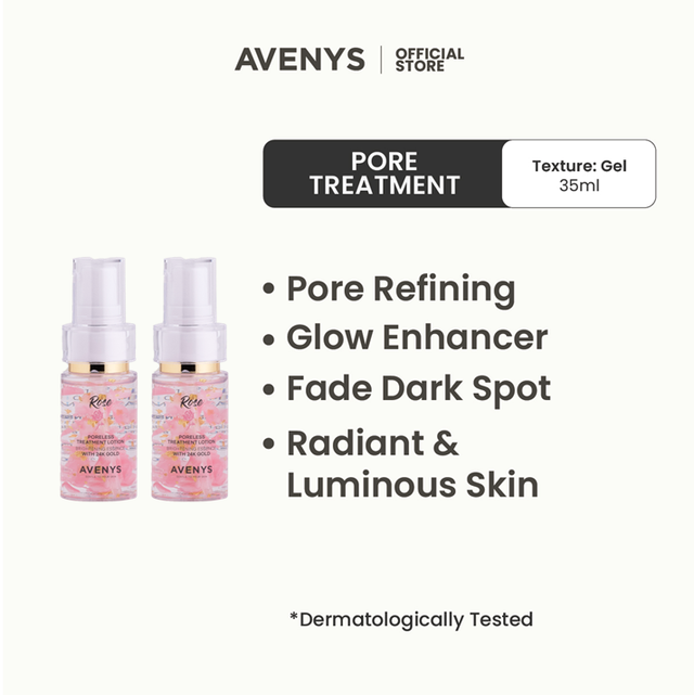 AVENYS ROSE Poreless Treatment Lotion (35ml) x2