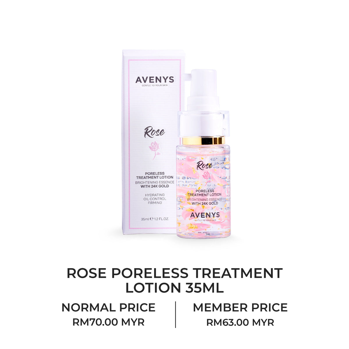 AVENYS ROSE Poreless Treatment Lotion 35ML