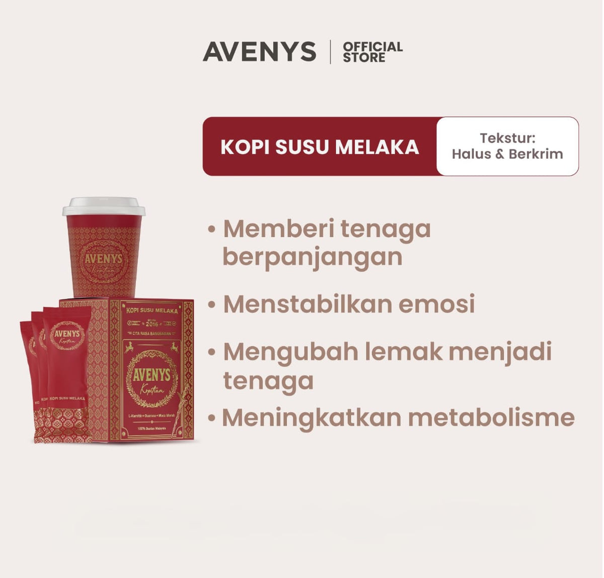 AVENYS Kopitiam Kopi Susu Melaka