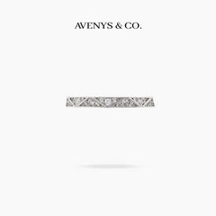 Prism Pave Ring - on White Gold — WEB lead photo