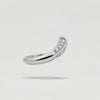 V Pave Eternity Ring - on White Gold — WEB product video