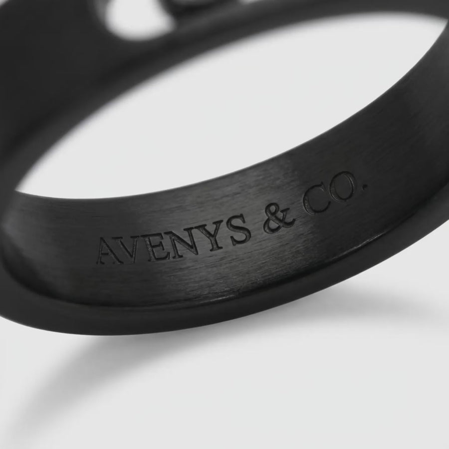 AV Glide™ Brushed Ring – on Black Gold, product video