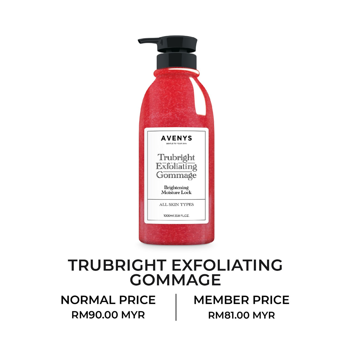 AVENYS Trubright Exfoliating Gommage